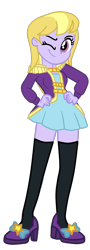 Size: 664x1844 | Tagged: safe, artist:gmaplay, imported from derpibooru, lavender lace, equestria girls, equestria girls series, spoiler:eqg series (season 2), clothes, magician outfit, simple background, socks, solo, thigh highs, transparent background