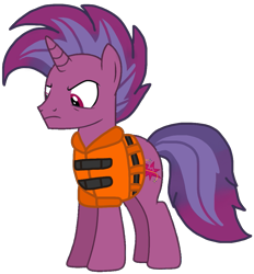 Size: 1001x1080 | Tagged: safe, artist:徐詩珮, imported from derpibooru, oc, oc:transparent (tempest's father), series:sprglitemplight diary, series:sprglitemplight life jacket days, series:springshadowdrops diary, series:springshadowdrops life jacket days, alternate universe, angry, clothes, lifejacket, male, simple background, transparent background, unamused