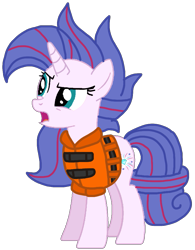 Size: 813x1043 | Tagged: safe, artist:徐詩珮, imported from derpibooru, oc, oc:aurora (tempest's mother), series:sprglitemplight diary, series:sprglitemplight life jacket days, series:springshadowdrops diary, series:springshadowdrops life jacket days, alternate universe, angry, clothes, female, lifejacket, simple background, transparent background, unamused