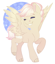 Size: 2000x2300 | Tagged: safe, artist:sadelinav, imported from derpibooru, oc, oc only, oc:cornetto, pegasus, pony, chibi, commission, cute, happy, male, simple background, smiling, solo, transparent background, wings, ych result