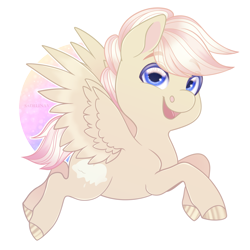 Size: 2300x2300 | Tagged: safe, artist:sadelinav, imported from derpibooru, oc, oc only, oc:cornetto, pegasus, pony, commission, cute, happy, male, simple background, smiling, solo, transparent background, wings, ych result