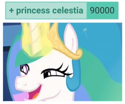 Size: 1275x1064 | Tagged: safe, imported from derpibooru, princess celestia, derpibooru, between dark and dawn, 90000, female, meta, milestone, tags