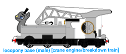 Size: 495x214 | Tagged: safe, imported from derpibooru, object pony, original species, pony, train pony, base, crane, crane(machine), hercules, lamp, locomotive, male, ponified, stallion, train, train ponies