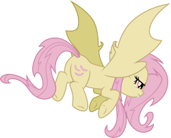 Size: 3722x3000 | Tagged: safe, artist:cloudy glow, artist:cloudyglow, imported from derpibooru, fluttershy, bat pony, pony, bats!, .ai available, bat ponified, butt, flutterbat, flutterbutt, plot, race swap, simple background, solo, transparent background, vector