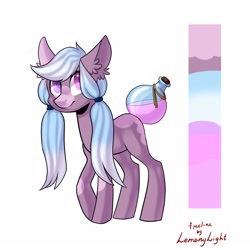 Size: 2160x2160 | Tagged: safe, artist:helemaranth, imported from derpibooru, oc, oc only, earth pony, pony, augmented tail, base used, ear fluff, earth pony oc, signature, simple background, solo, white background