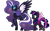 Size: 1500x942 | Tagged: safe, edit, editor:lunarangel, idw, imported from derpibooru, vector edit, nightmare rarity, rarity, twilight sparkle, alicorn, changeling, alicornified, alternate design, changelingified, duo, female, lesbian, nightmare raricorn, nightmare rarilight, purple changeling, race swap, rarilight, ship, shipping, simple background, species swap, spread wings, transparent background, twiling, vector, wings