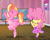 Size: 1050x842 | Tagged: safe, artist:angrymetal, artist:drawdash, artist:loladreamteam, artist:lunaticdawn, artist:mlp-lolada, imported from derpibooru, li'l cheese, luster dawn, earth pony, pony, unicorn, the last problem, ballet, ballet slippers, base used, clothes, colt, crossdressing, duo, duo female, eyes closed, female, filly, grin, leotard, male, mare, raised hoof, raised leg, skirt, smiling, tutu