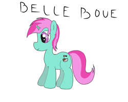 Size: 1000x800 | Tagged: safe, artist:amateur-draw, imported from derpibooru, oc, oc only, oc:belle boue, earth pony, pony, unicorn, colt, male, simple background, solo, white background