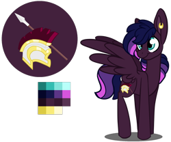 Size: 1832x1527 | Tagged: safe, artist:greyestgray, imported from derpibooru, oc, oc only, oc:calvary troop, pegasus, pony, magical lesbian spawn, male, offspring, parent:tempest shadow, parent:twilight sparkle, parents:tempestlight, reference sheet, simple background, solo, stallion, transparent background