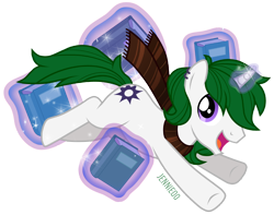 Size: 1200x946 | Tagged: safe, artist:jennieoo, imported from derpibooru, oc, oc only, oc:zenith night, pony, unicorn, book, clothes, colt, happy, magic, male, scarf, show accurate, simple background, smiling, solo, transparent background