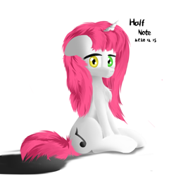 Size: 2480x2480 | Tagged: safe, imported from derpibooru, oc, oc:half note, unicorn, horn, unicorn oc