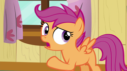 Size: 1280x720 | Tagged: safe, imported from derpibooru, screencap, scootaloo, pegasus, pony, bloom and gloom, female, filly