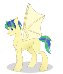 Size: 1329x1565 | Tagged: safe, alternate version, artist:toptian, imported from derpibooru, oc, oc only, bat pony, pony, background removed, bat pony oc, bat wings, simple background, solo, white background, wings