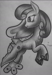 Size: 1080x1559 | Tagged: safe, artist:henry forewen, imported from derpibooru, pony, monochrome, sketch