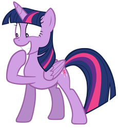 Size: 7000x7600 | Tagged: safe, artist:tardifice, imported from derpibooru, twilight sparkle, alicorn, pony, sparkle's seven, absurd resolution, cute, grin, simple background, smiling, solo, transparent background, twiabetes, twilight sparkle (alicorn), vector