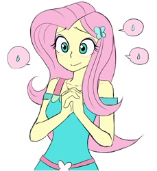 Size: 1153x1261 | Tagged: safe, artist:haibaratomoe, fluttershy, equestria girls, simple background, white background