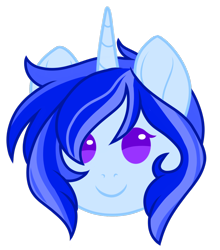 Size: 1080x1229 | Tagged: safe, artist:silentwolf-oficial, imported from derpibooru, oc, oc only, oc:silent wolf, pony, unicorn, bust, horn, simple background, smiling, solo, transparent background, unicorn oc