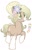 Size: 509x791 | Tagged: safe, artist:helemaranth, imported from derpibooru, oc, oc only, earth pony, pony, base used, coat markings, earth pony oc, flower, flower in hair, grin, raised hoof, simple background, smiling, socks (coat marking), socks (coat markings), solo, white background