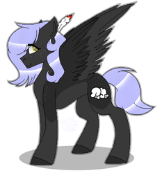 Size: 448x481 | Tagged: safe, artist:toptian, imported from derpibooru, oc, oc only, pegasus, pony, feather, pegasus oc, simple background, solo, white background, wings