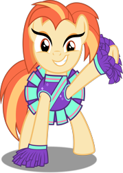 Size: 6232x8699 | Tagged: safe, artist:thatusualguy06, imported from derpibooru, shimmy shake, earth pony, pony, derpibooru, 2 4 6 greaaat, .svg available, absurd resolution, cheerleader outfit, clothes, cute, female, juxtaposition, juxtaposition win, mare, meme, meta, shakeabetes, show accurate, simple background, skirt, solo, transparent background, vector