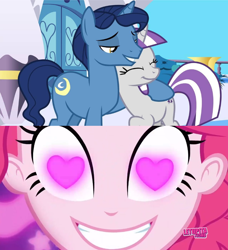 Size: 852x936 | Tagged: safe, imported from derpibooru, night light, pinkie pie, twilight velvet, coinky-dink world, eqg summertime shorts, equestria girls, female, heart eyes, male, meme, nightvelvet, pinkie's eyes, shipping, straight, wingding eyes