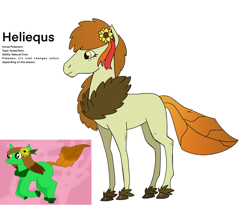 Size: 1963x1654 | Tagged: safe, artist:dyonys, imported from derpibooru, oc, oc:lucky brush, fakemon, flower, pokémon