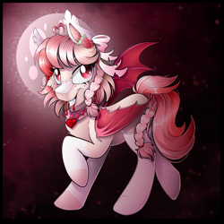 Size: 2048x2048 | Tagged: safe, artist:mychelle, imported from derpibooru, oc, oc only, oc:linen, bat pony, pony, female, mare, solo