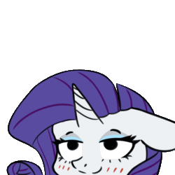 Size: 1109x1109 | Tagged: safe, artist:artiks, imported from derpibooru, part of a set, rarity, pony, animated, bouncing, cute, female, floppy ears, gif, mare, seizure warning, simple background, solo, transparent background