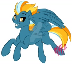 Size: 1600x1430 | Tagged: safe, artist:missbramblemele, artist:missmele-madness, imported from derpibooru, oc, oc only, pegasus, pony, deviantart watermark, male, obtrusive watermark, simple background, solo, stallion, watermark, white background