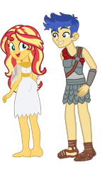 Size: 3000x5220 | Tagged: safe, artist:gmaplay, imported from derpibooru, flash magnus, flash sentry, somnambula, sunset shimmer, equestria girls, ass, bunset shimmer, butt, female, flashimmer, magnambula, male, shipping, simple background, straight, transparent background