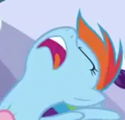 Size: 265x254 | Tagged: safe, imported from derpibooru, screencap, rainbow dash, pegasus, pony, season 3, wonderbolts academy, faic, female, mare, open mouth, out of context, rainbow dash is best facemaker, solo