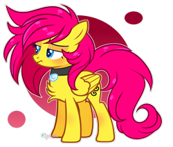 Size: 2000x1695 | Tagged: safe, artist:2pandita, imported from derpibooru, oc, oc only, pegasus, pony, choker, female, mare, simple background, solo, transparent background