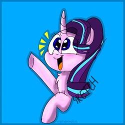 Size: 768x768 | Tagged: safe, artist:crystalistaken, imported from derpibooru, starlight glimmer, pony, unicorn, solo