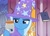 Size: 2723x1967 | Tagged: safe, artist:hereward, derpibooru exclusive, edit, imported from derpibooru, vector edit, princess celestia, princess luna, trixie, canterlot throne room, controversial, depowered, hoofheld, jar, micro, pony in a bottle, shrunk, shrunken ponies, shrunklestia, smiling, smirk, tome of power, trapped, trapped in a jar, vector