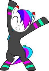 Size: 743x1074 | Tagged: safe, artist:tcgamebot, imported from derpibooru, oc, oc only, oc:lighty!!, pony, dancing, simple background, solo, transparent background, vector