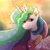 Size: 1280x1280 | Tagged: safe, artist:soreylsan, imported from derpibooru, princess celestia, alicorn, pony, bust, portrait, signature, solo, watermark