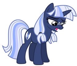 Size: 7250x6263 | Tagged: safe, artist:estories, imported from derpibooru, oc, oc only, oc:silverlay, original species, pony, unicorn, absurd resolution, female, mare, simple background, solo, transparent background, umbra pony, vector