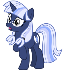 Size: 6836x7000 | Tagged: safe, artist:estories, imported from derpibooru, oc, oc only, oc:silverlay, original species, pony, unicorn, absurd resolution, female, mare, simple background, solo, transparent background, umbra pony, vector