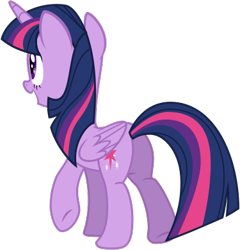 Size: 375x391 | Tagged: safe, artist:nano23823, imported from derpibooru, twilight sparkle, alicorn, pony, bats!, .svg available, butt, female, mare, plot, simple background, solo, svg, transparent background, twibutt, twilight sparkle (alicorn), underhoof, vector