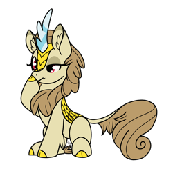 Size: 1864x1824 | Tagged: safe, artist:sevenserenity, imported from derpibooru, oc, oc only, oc:mirage chaser, kirin, boop, curious, kirin oc, self-boop, simple background, sitting, solo, transparent background