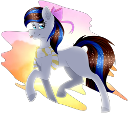 Size: 4074x3594 | Tagged: safe, artist:chazmazda, imported from derpibooru, oc, oc only, oc:breezy, pony, atomic bomb, bow, bright, clothes, commissions open, explosion, fire, highlights, nuclear weapon, photo, present, scarf, shade, shine, simple background, solo, tongue out, transparent background, weapon, youtuber