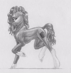 Size: 2496x2567 | Tagged: safe, artist:joestick, imported from derpibooru, oc, oc only, pony, female, high res, solo, traditional art
