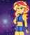 Size: 6008x7000 | Tagged: safe, artist:emeraldblast63, imported from derpibooru, sunset shimmer, equestria girls, belly button, boots, clothes, cosplay, costume, gloves, halloween, holiday, metroid, metroid fusion, midriff, motorcross, nintendo, samus, samus aran, shoes, space