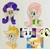 Size: 540x532 | Tagged: safe, artist:lunaart, imported from derpibooru, screencap, applejack, fluttershy, rarity, earth pony, human, pegasus, pony, unicorn, it ain't easy being breezies, leap of faith, rarity takes manehattan, applejack's hat, cowboy hat, hat, humanized, open mouth, rainbow eyes, screencap reference, surprised, traditional art