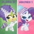 Size: 1080x1080 | Tagged: safe, imported from derpibooru, rarity, pony, unicorn, my little pony: pony life, bride of frankenstein, clothes, costume, g4.5, halloween, halloween costume, hat, holiday, instagram, october 31st vs. november 1st, official, scarf, solo, winter outfit