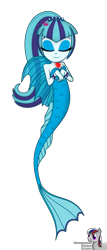 Size: 1500x3500 | Tagged: safe, artist:intelmax89, imported from derpibooru, sonata dusk, siren, equestria girls, bare shoulders, bracelet, clothes, cutie mark accessory, gem, jewelry, mermaid tail, necklace, simple background, siren gem, sleeveless, solo, strapless, transparent background