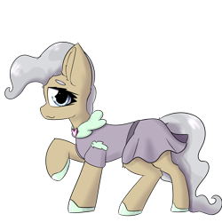 Size: 2362x2362 | Tagged: safe, artist:jubyskylines, imported from derpibooru, mayor mare, pony, clothes, dress, simple background, solo, sundress, transparent background