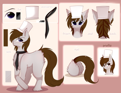 Size: 5916x4541 | Tagged: safe, artist:1fresita, artist:krissstudios, imported from derpibooru, oc, oc only, earth pony, pony, absurd resolution, hat, male, reference sheet, solo, stallion