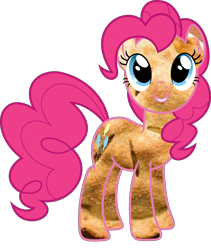 Size: 5000x5917 | Tagged: safe, derpibooru exclusive, imported from derpibooru, pinkie pie, pony, food, literal, pie, pinkie pie (form), pun, simple background, solo, transparent background, visual pun