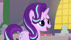 Size: 1920x1080 | Tagged: safe, imported from derpibooru, screencap, starlight glimmer, pony, unicorn, the last problem, open mouth, proud, solo